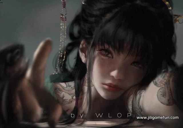 【学习资料】wlop鬼刀2022年2月作品 4k8k psd 笔刷 视频百度云阿里云下载