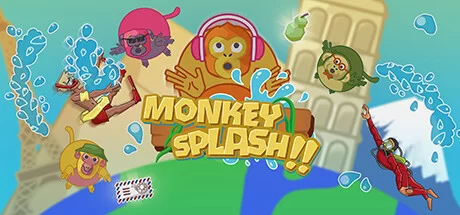 《猴子飞溅！！ Monkey Splash!!》官方英文绿色版,迅雷百度云下载