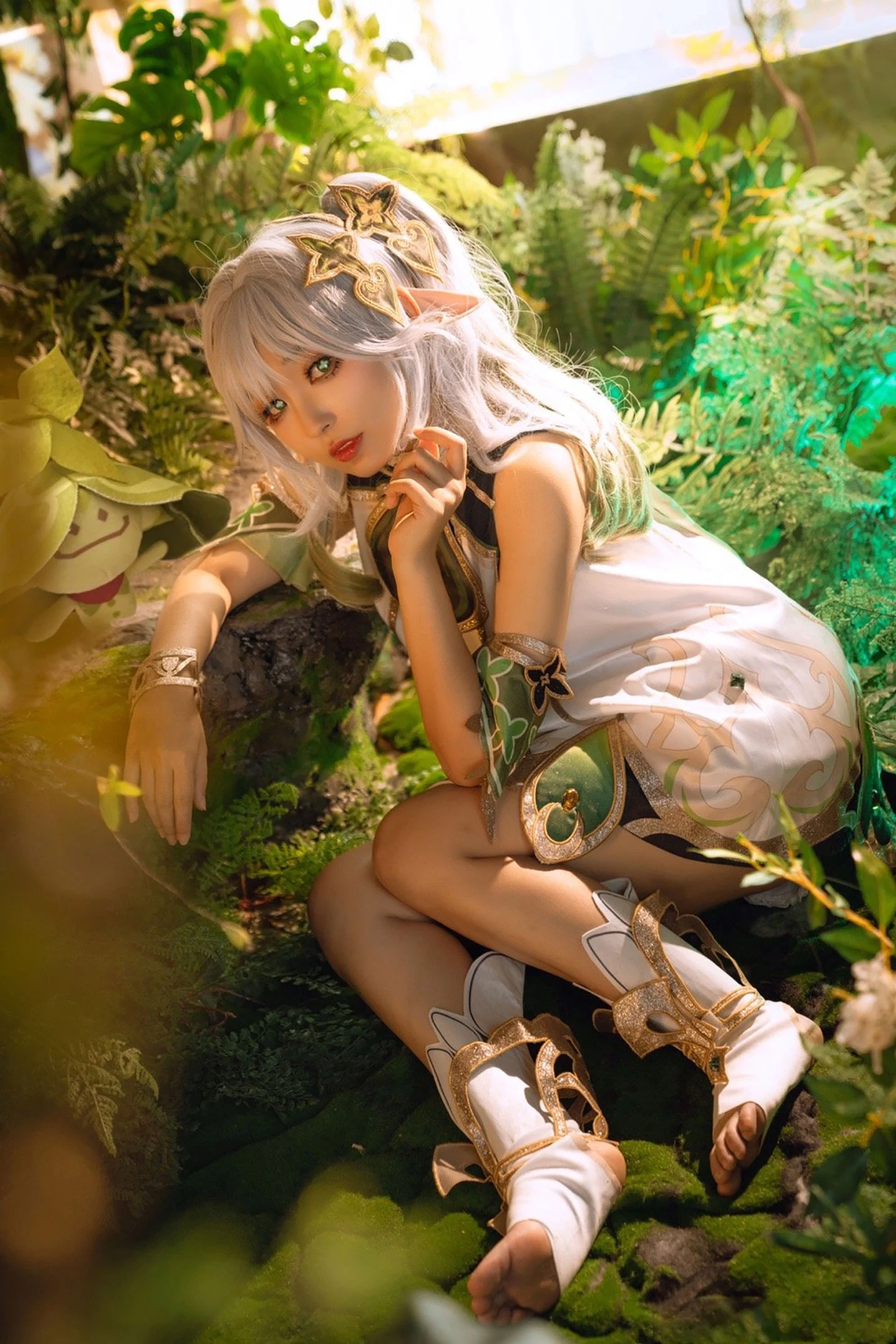 【cos美图】动漫Coser@怪兽要努力变强《原神》纳西妲