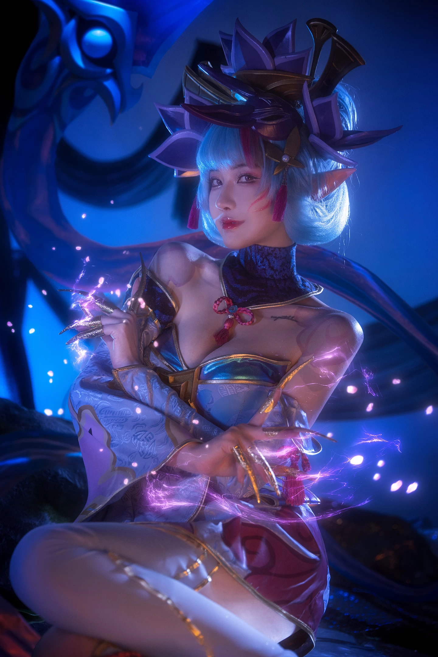 【cos美图】动漫Coser@露兒大魔王_《英雄联盟》 伊芙琳