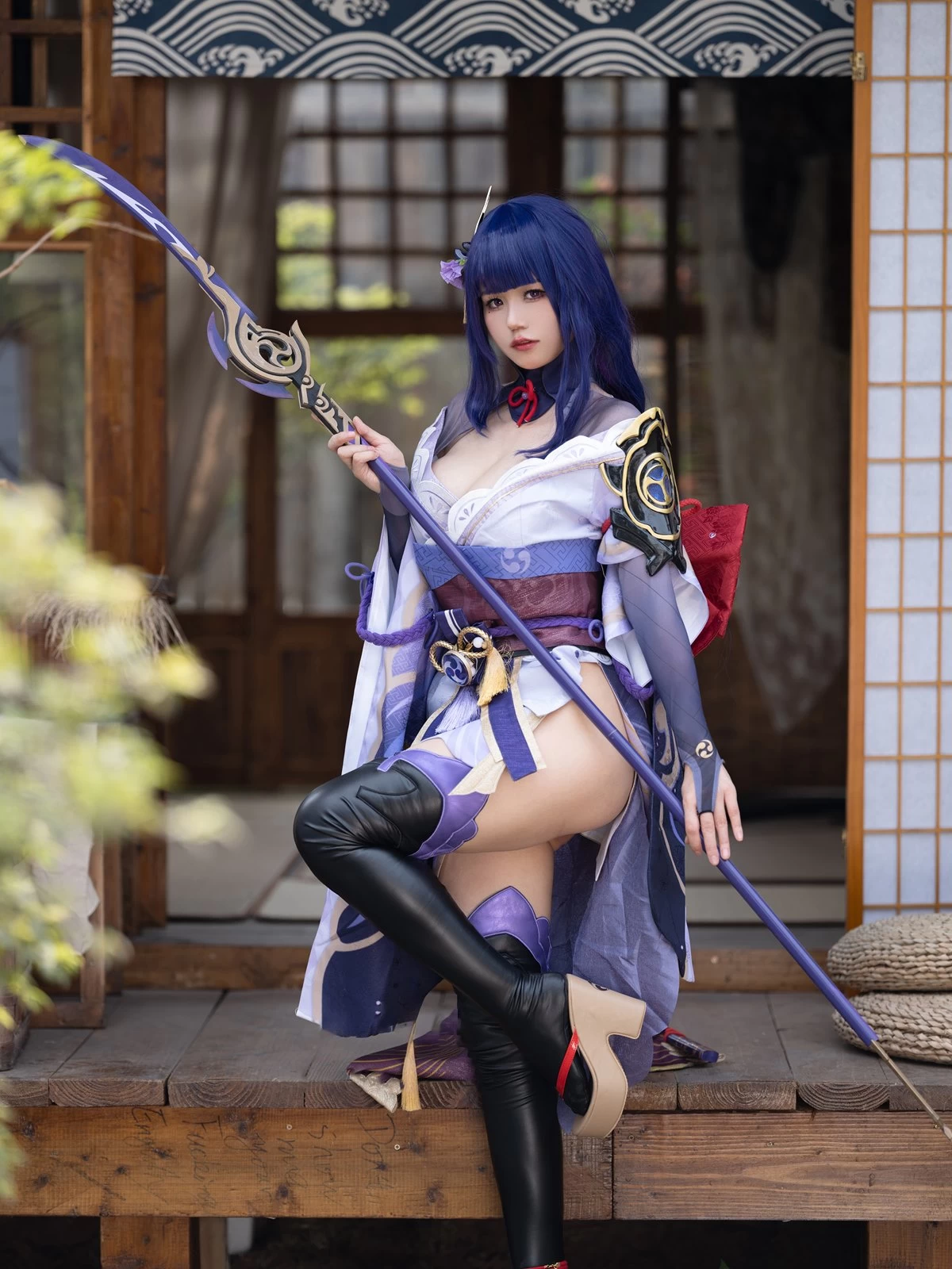 【cos美图】人气Coser@小仓千代 原神 雷电将军