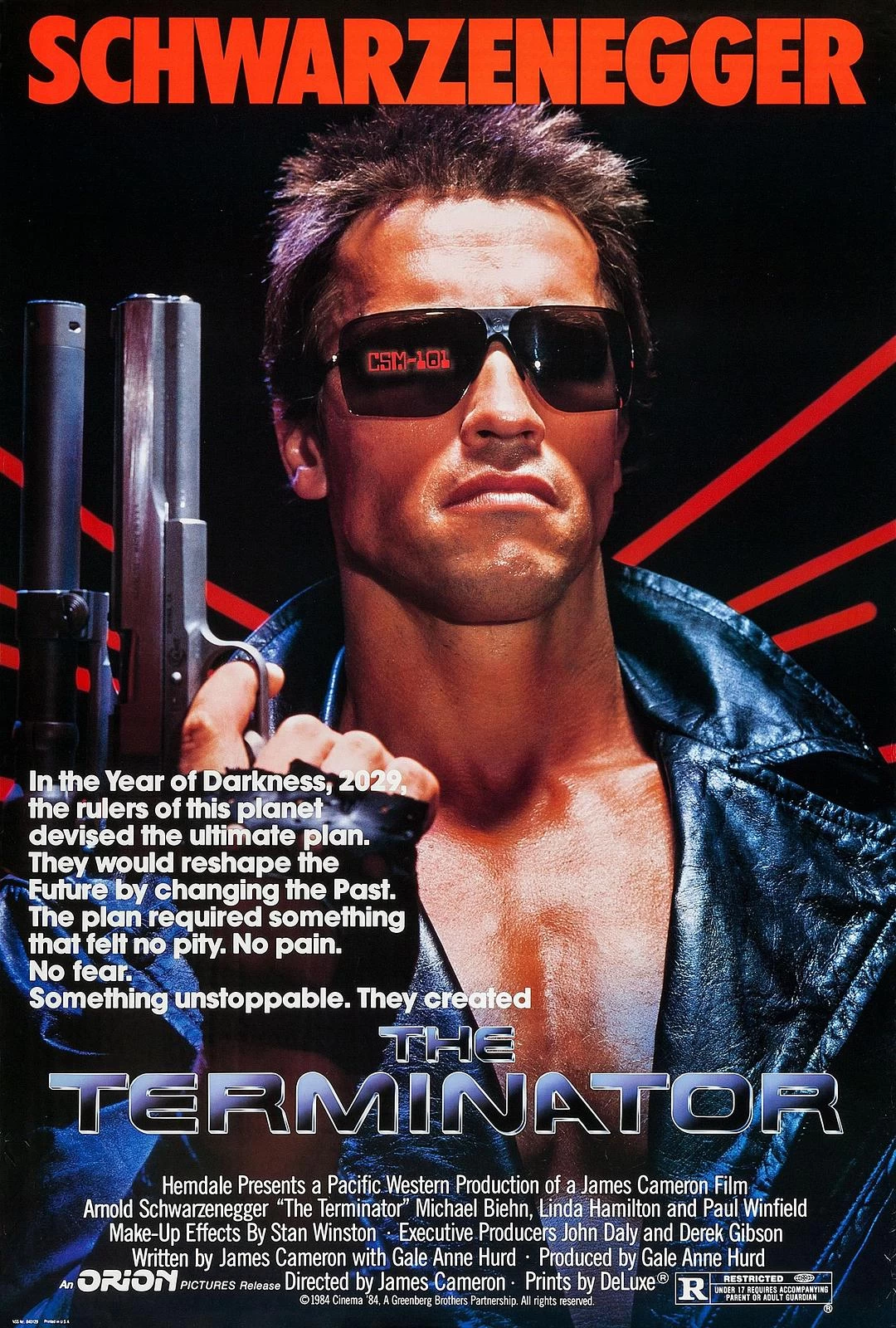 终结者 蓝光原盘下载+高清MKV版 /魔鬼终结者/未来战士/人魔大战  1984 The Terminator 34.8G
