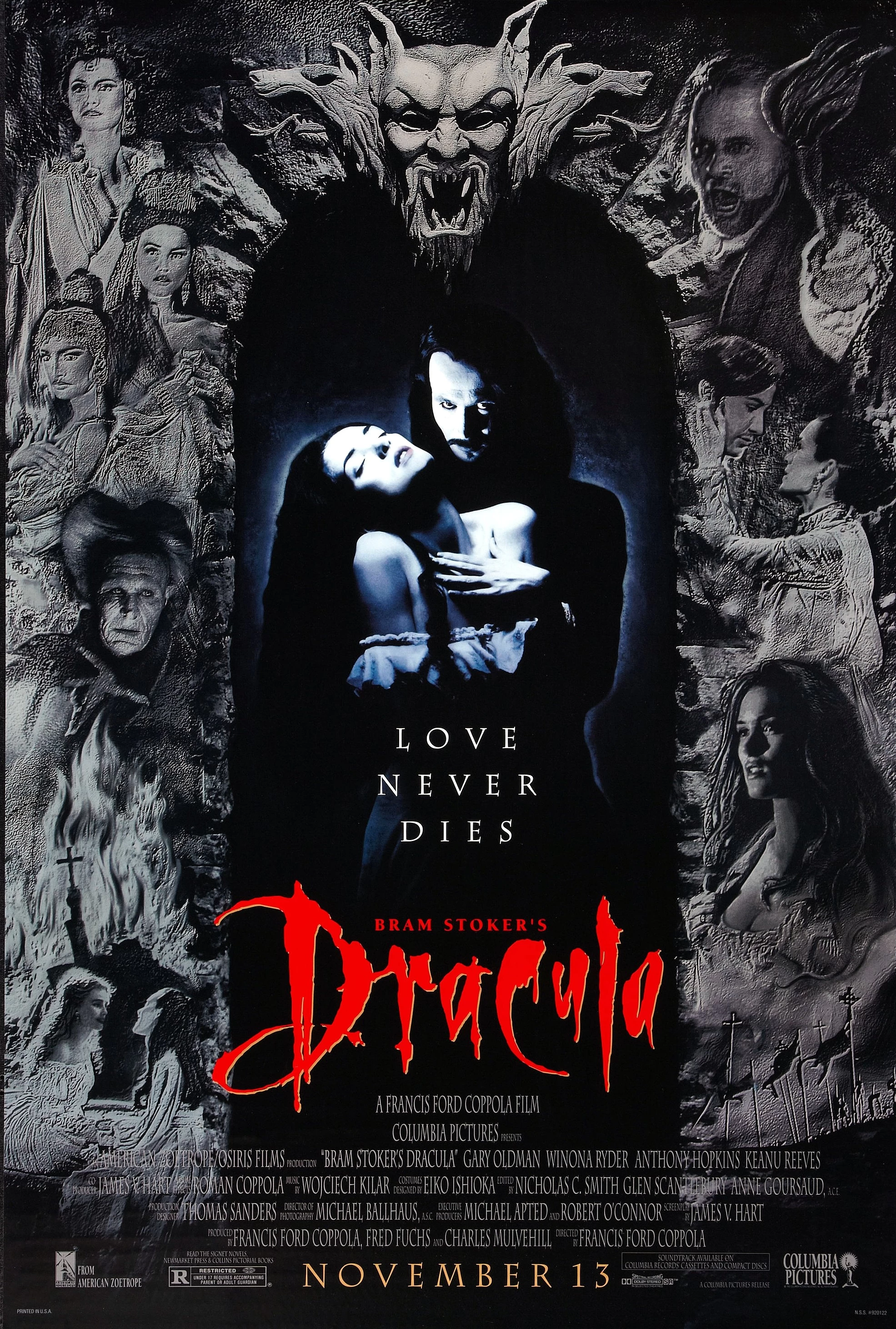 惊情四百年 4K蓝光原盘下载+高清MKV版/ 吸血鬼 / 德古拉 1992 Bram Stokers Dracula 58.9G