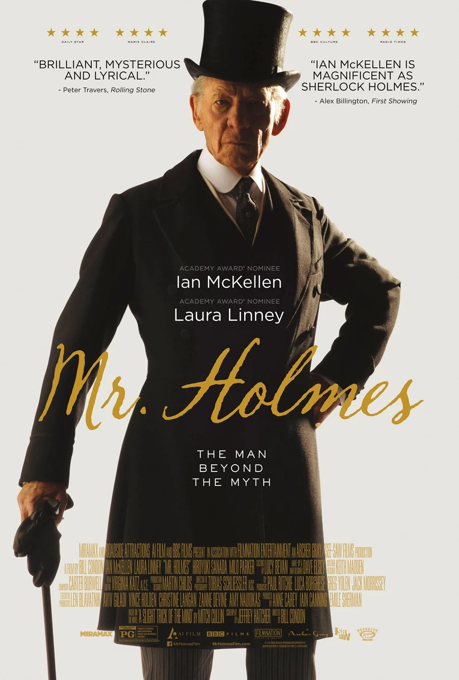 福尔摩斯先生 蓝光原盘下载+高清MKV版/ 心灵诡计 / 思维的轻颤 / A Slight Trick of the Mind / 2015 Mr. Holmes 37.18G