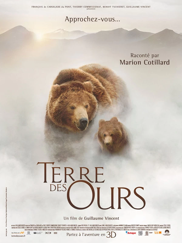 棕熊之国 3D蓝光原盘+MKV版/ 纪录片 2014 Terre des Ours/Land.of.the.Bears 23.1G