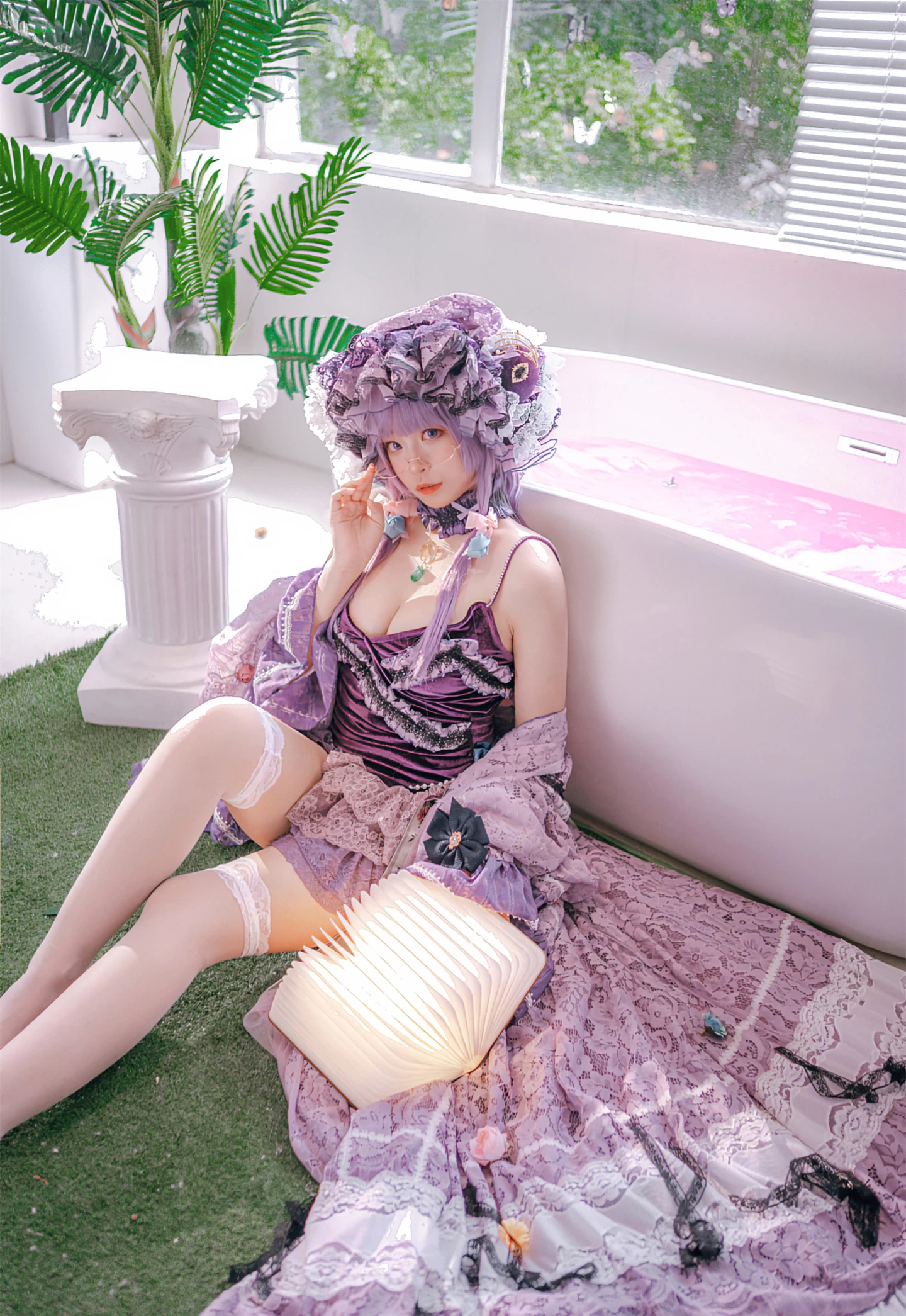 Cos美图-动漫Coser@冉冉不甜v《东方Project》帕秋莉·诺蕾姬