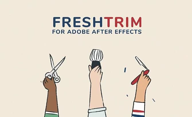 AE脚本 快速自动修剪排列图层 Fresh Trim V1.3+使用教程 – 百度云下载