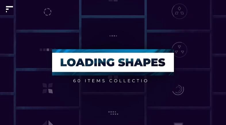 AE模板 60种独立加载读取MG图形动画 Loading Shapes – 百度云下载