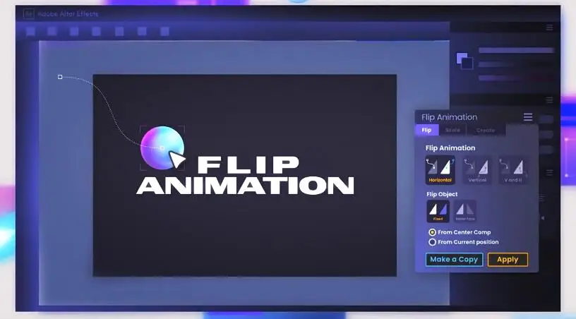 AE翻转镜像动画脚本 Flip Animation V1.0+使用教程 – 百度云下载