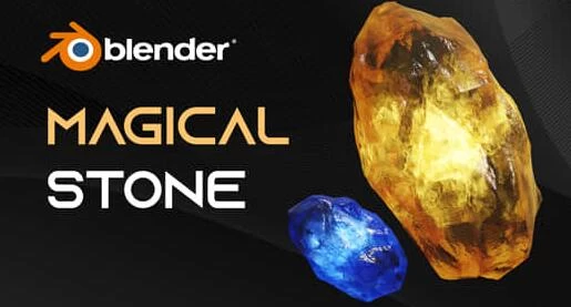 Blender预设 魔法能量宝石发光着色器资产 Glowing Magical Energy Stone – 百度云下载