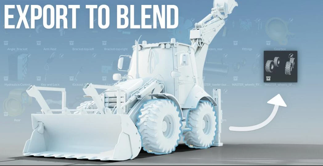 Blender插件 将部分模型单独导出保存 Export To Blend V1.2 – 百度云下载