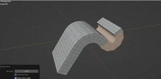 Blender插件 模型弯曲细分网格效果器 Simple Bend v2.3.1 – 百度云下载