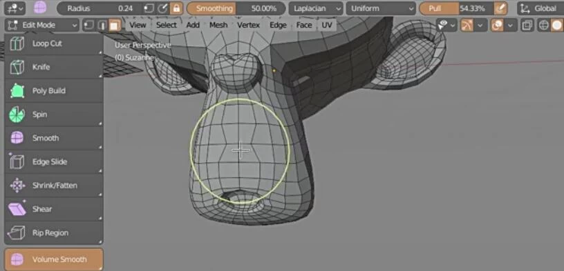 Blender插件 物体表面智能圆滑 Volume Preserving Smoothing v2.6 – 百度云下载