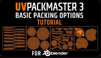 Blender插件 高效且功能齐全的UV贴图打包 UV Packmaster v3.2.0 Win/Mac/Linux – 百度云下载