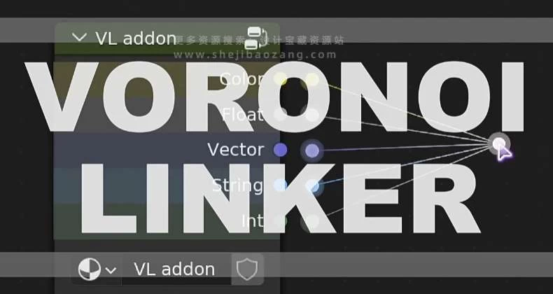 Blender插件 快速添加节点制作连接工具 Voronoi Linker V4.0.1 – 百度云下载
