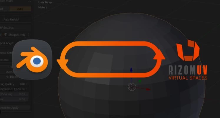 Blender插件 与RizomUV桥接工具 RizomUV Bridge v1.0.2 – 百度云下载