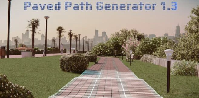 Blender插件3D道路生成器Paved Path Generator – 百度云下载