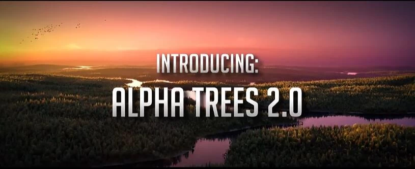 Blender插件 树木丛林植物快速渲染生成工具 Alpha Trees Pro 2.3.3 – 百度云下载