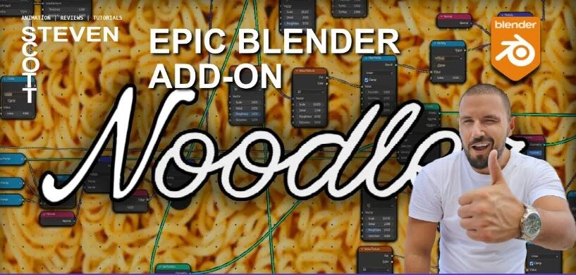 Blender插件 节点框选控制编辑 Noodler v1.0 – 百度云下载