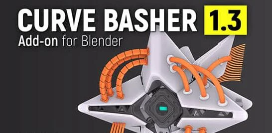 Blender插件 三维电缆曲线链接生成器 Curve Basher V1.3.7 – 百度云下载