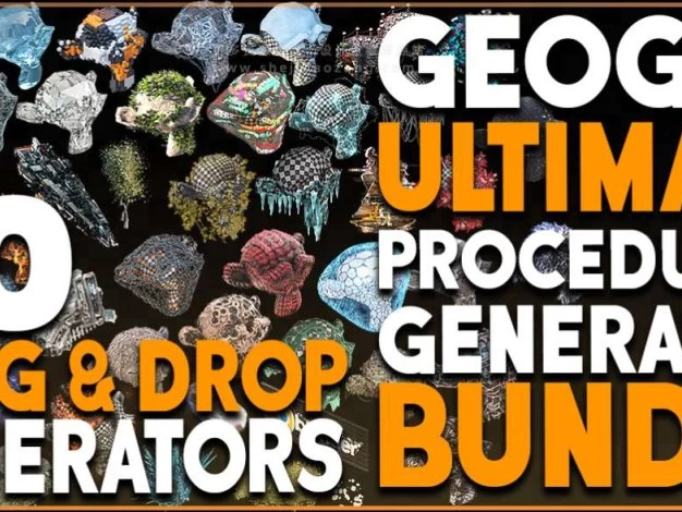 Blender资产 Bp Geogen Ultimate Generators BundleBlender – 百度云下载