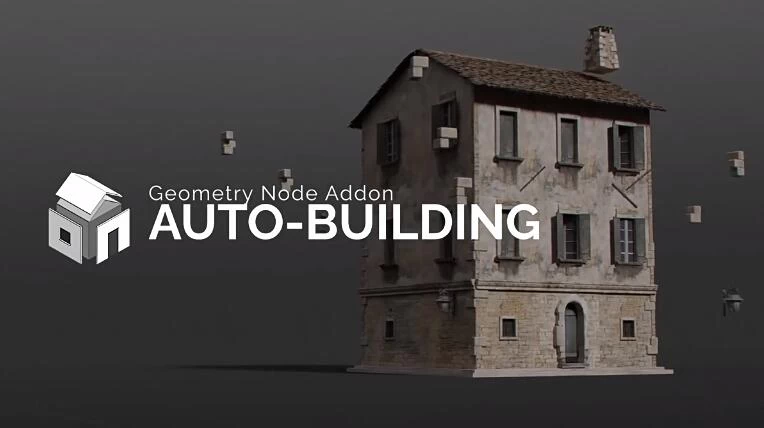 Blender插件 三维楼房建筑自动生成器+预设 Auto-Building v1.1.4 – 百度云下载