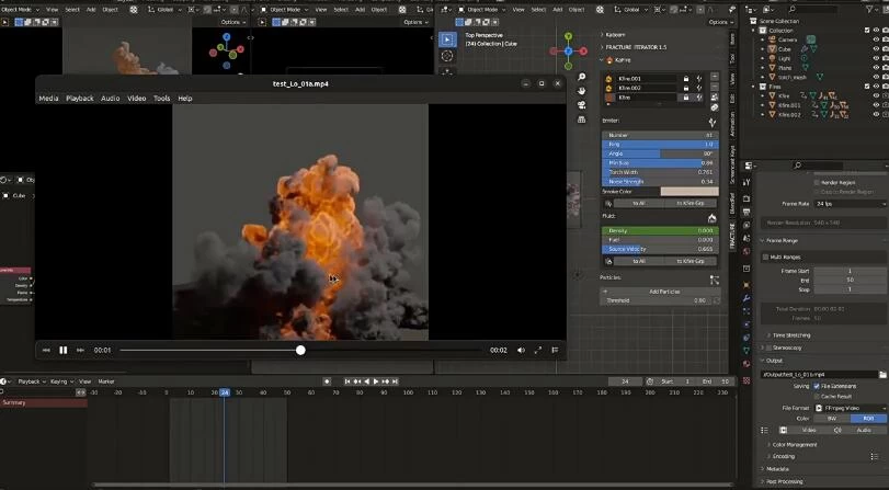 Blender插件 真实火焰爆炸特效 KaFire V1.0.1 – 百度云下载