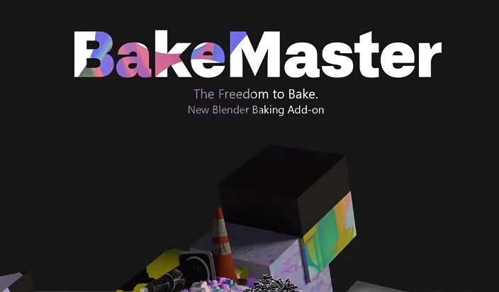 Blender插件 快速烘焙PBR贴图材质工具 Bakemaster Full V2.5.2 – 百度云下载