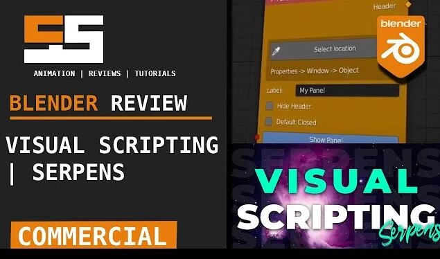 Blender插件 创造定制化插件无需编程节点脚本工具 Serpens Blender Visual Scripting V3.2.0 – 百度云下载