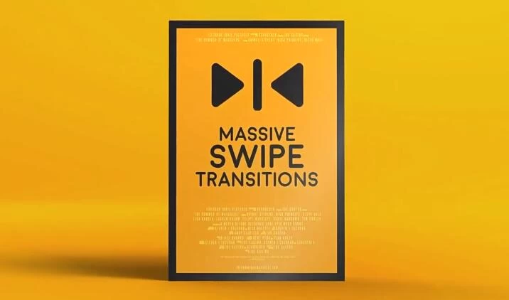 PR模板 200种动态模糊滑动拉伸无缝转场预设 Massive Swipe Transitions – 百度云下载