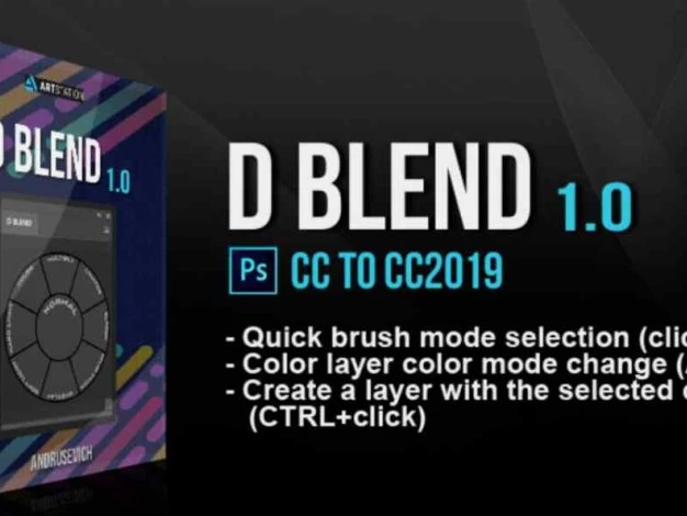 PS插件 D BLEND 1.0 汉化版 图层混合处理必备Photoshop插件 – 百度云下载