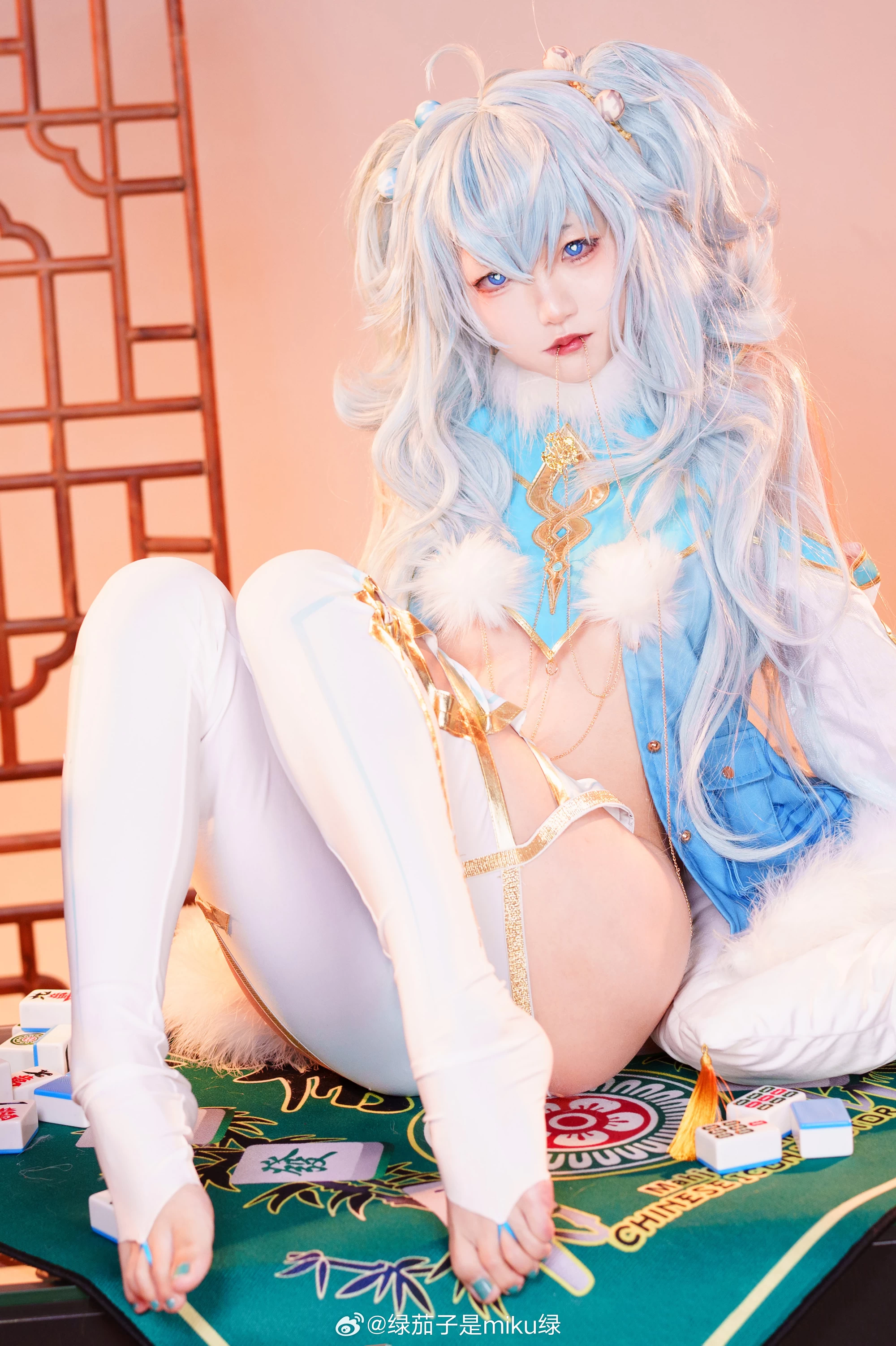 COSPLAY 云图计划 芙洛伦妙手回春cos@绿茄子是miku绿