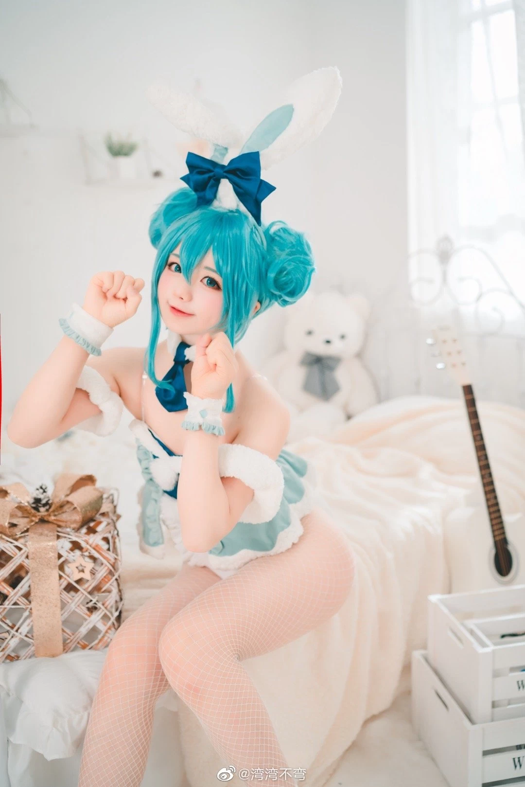 cosplay ～兔年就要拍兔女郎！ miku 兔女郎ver.@湾湾不弯