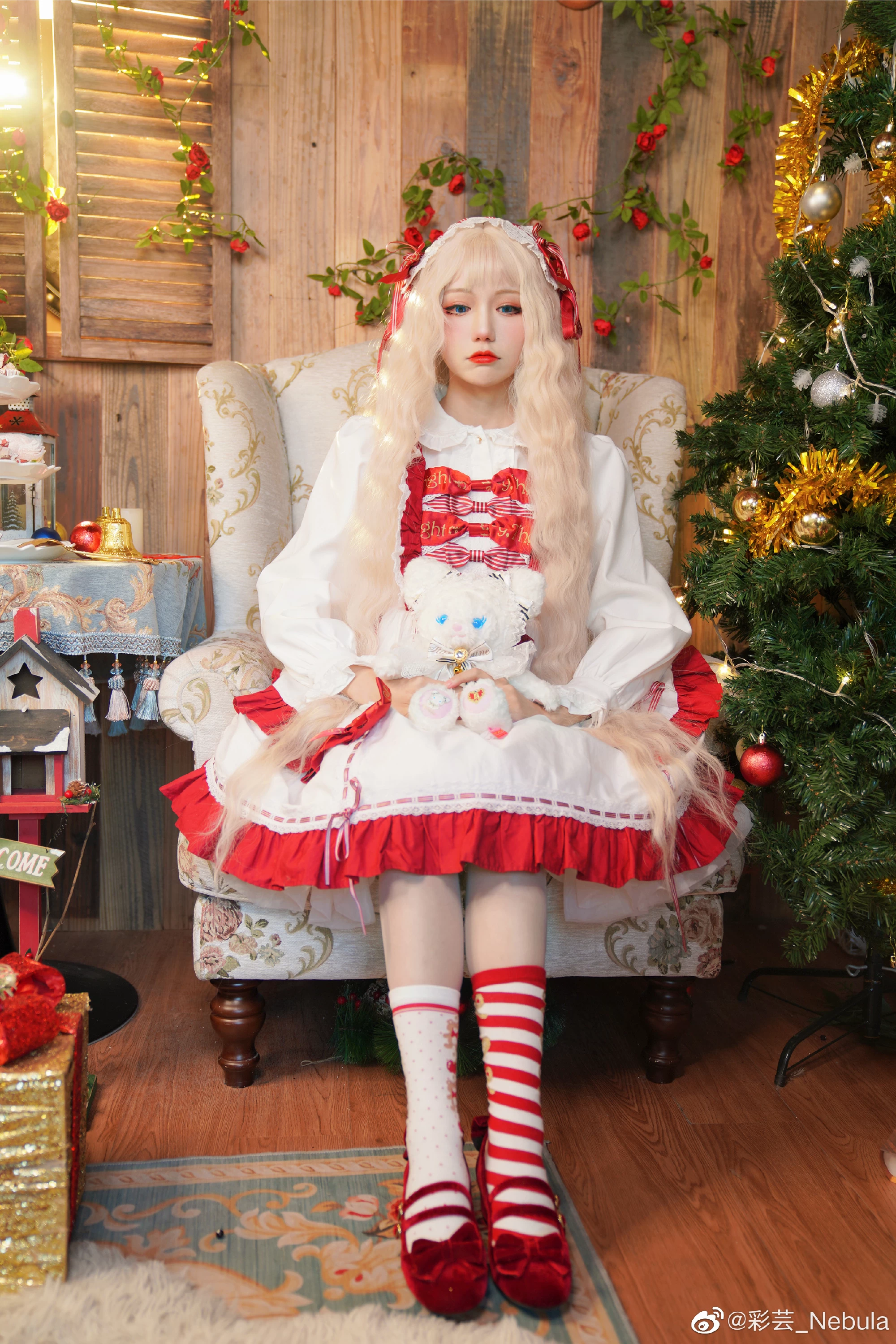 lolita装扮 🎄🎄圣诞节快到啦~🎄🎄@彩芸_Nebula