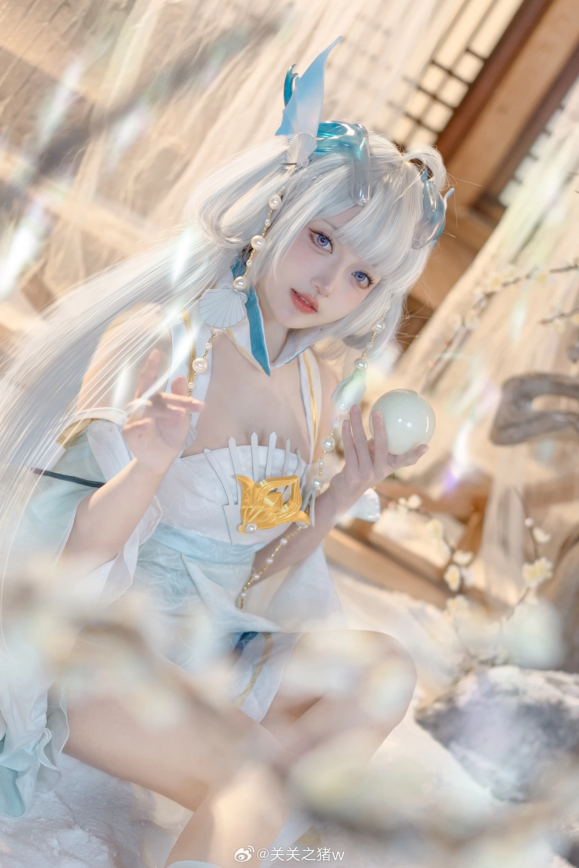 cosplay 王者荣耀 西施游龙清影 cos@关关之猪w