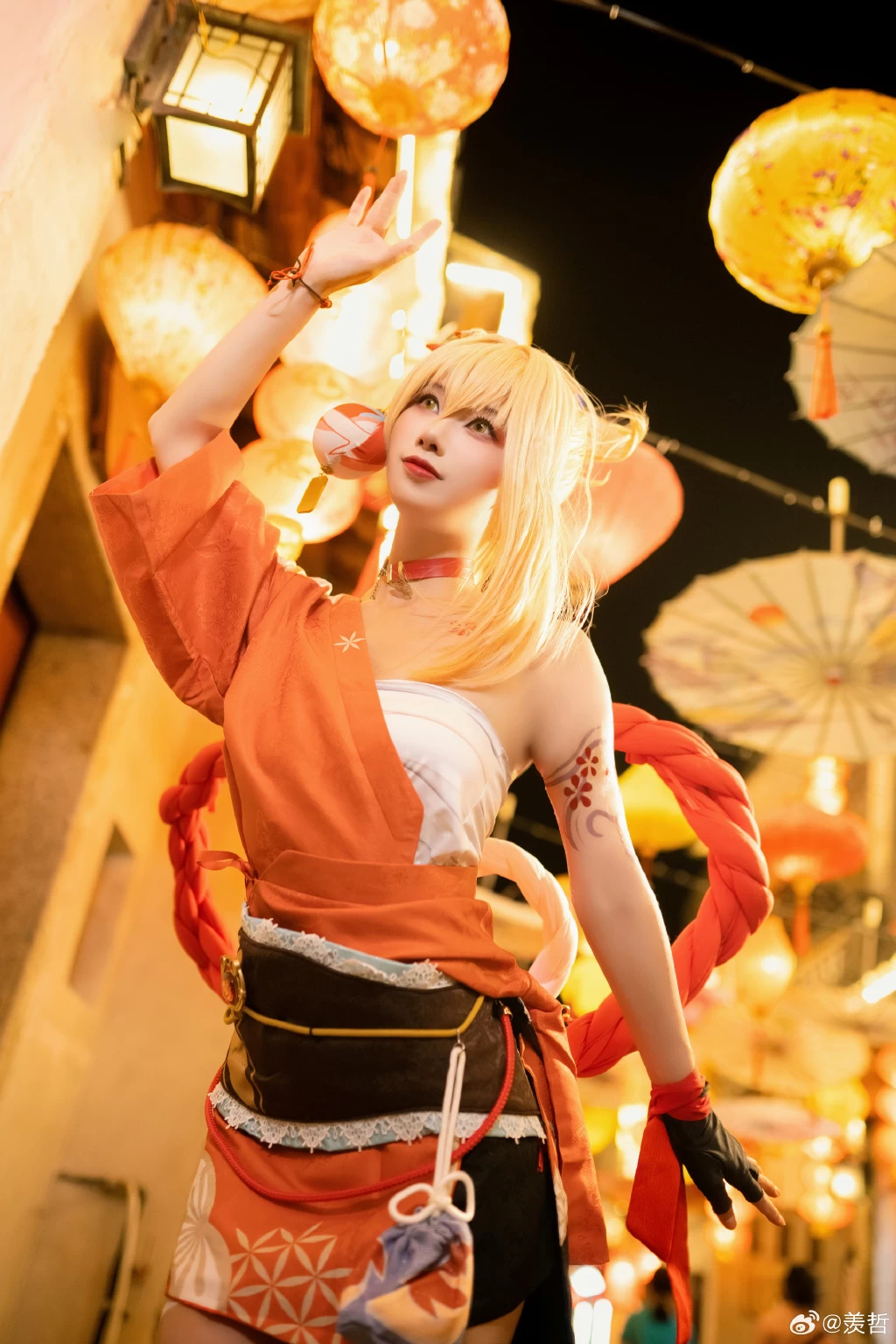 cosplay 祝明年中节快乐 一起走走逛逛吃吃停停 原神 宵宫@九叔叔叔叔啊