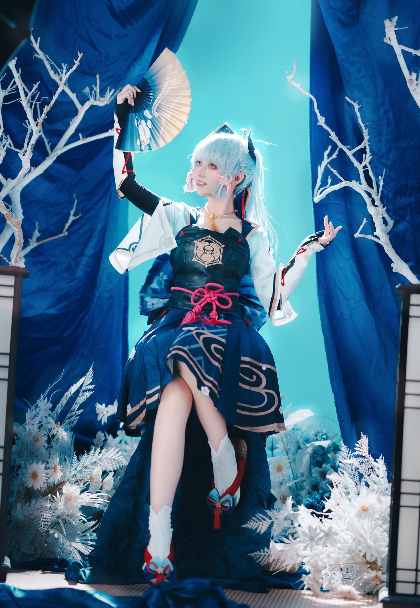 Cos美图-动漫Coser@外星嫣子_Yan《原神》神里绫华