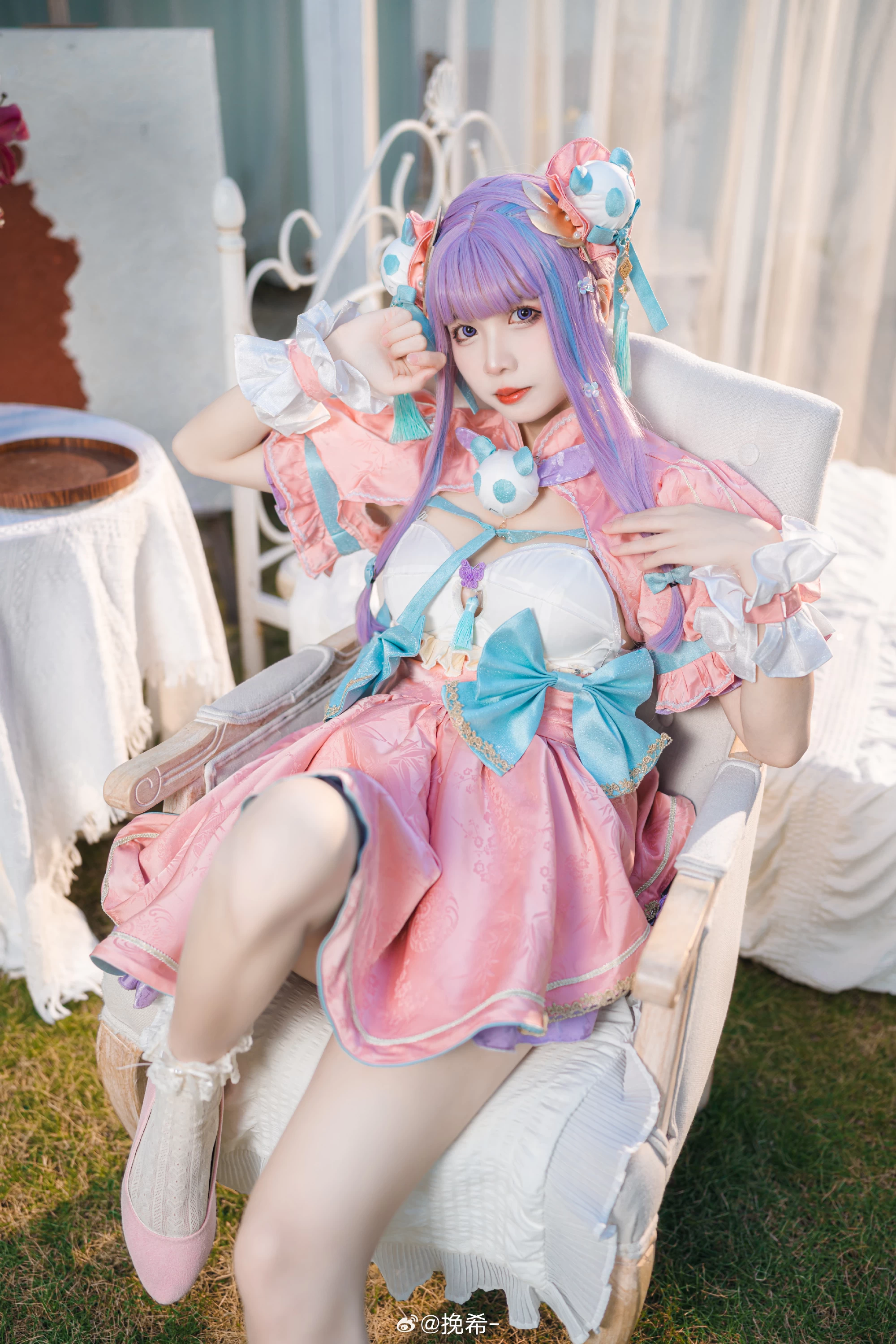 cosplay 碧蓝航线 🌸 普利茅斯·中华娘 🌸@挽希-