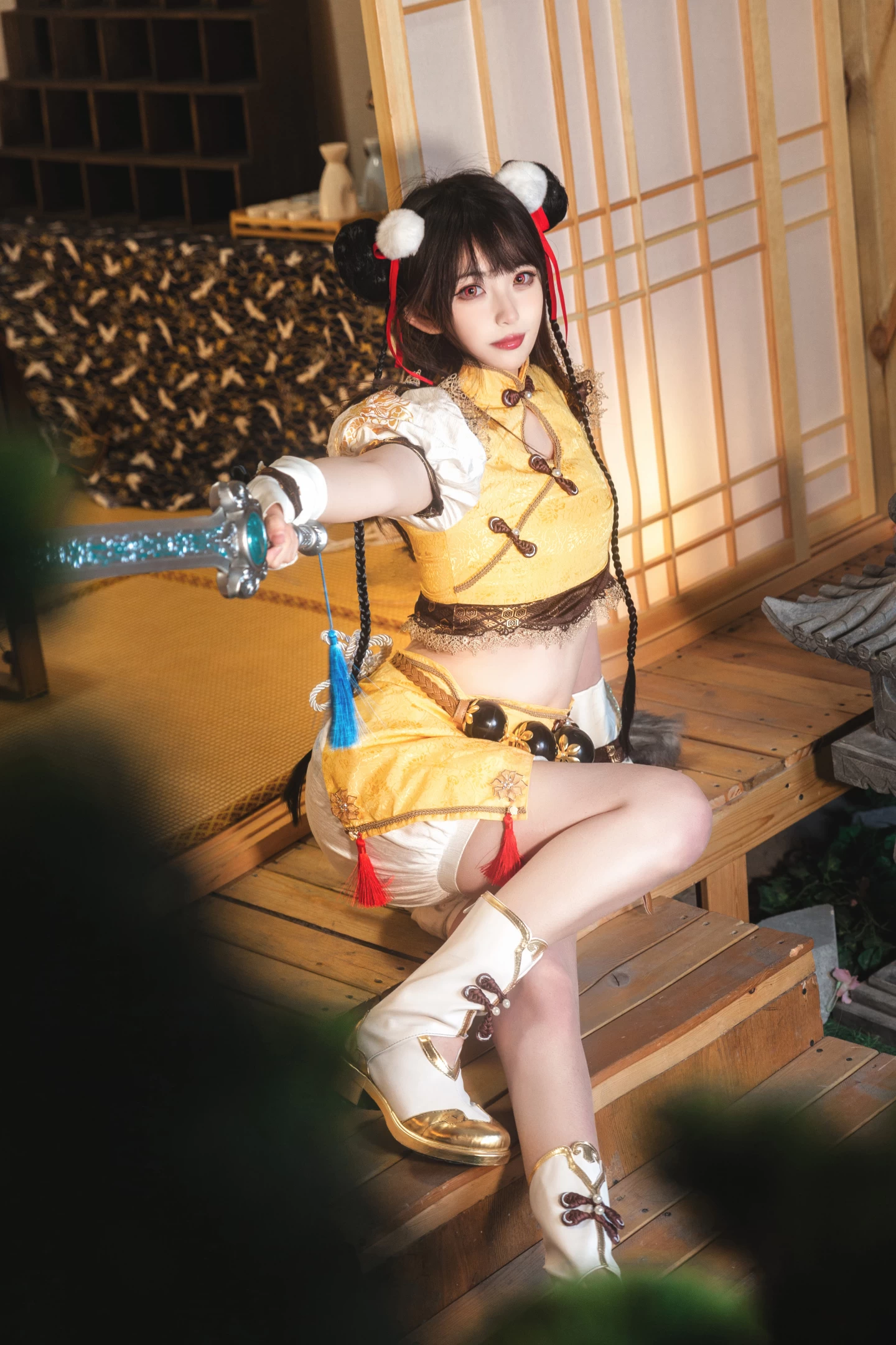 Cos美图-动漫Coser@言忆iya 《永劫无间》胡桃