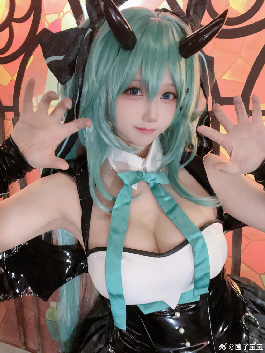 cosplay 不给糖就捣蛋 初音未来 miku@菌子宝宝