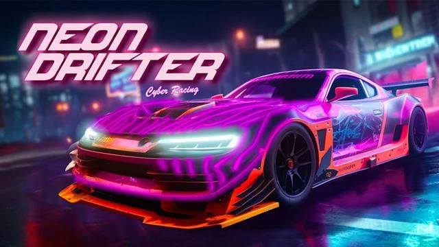 Switch游戏–NS 霓虹灯漂移：赛博赛车（Neon Drifter – Cyber Racing）[NSP],百度云下载