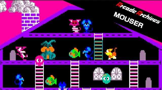 Switch游戏–NS 街机博物馆：捉鼠（Arcade Archives: Mouser）[NSP],百度云下载