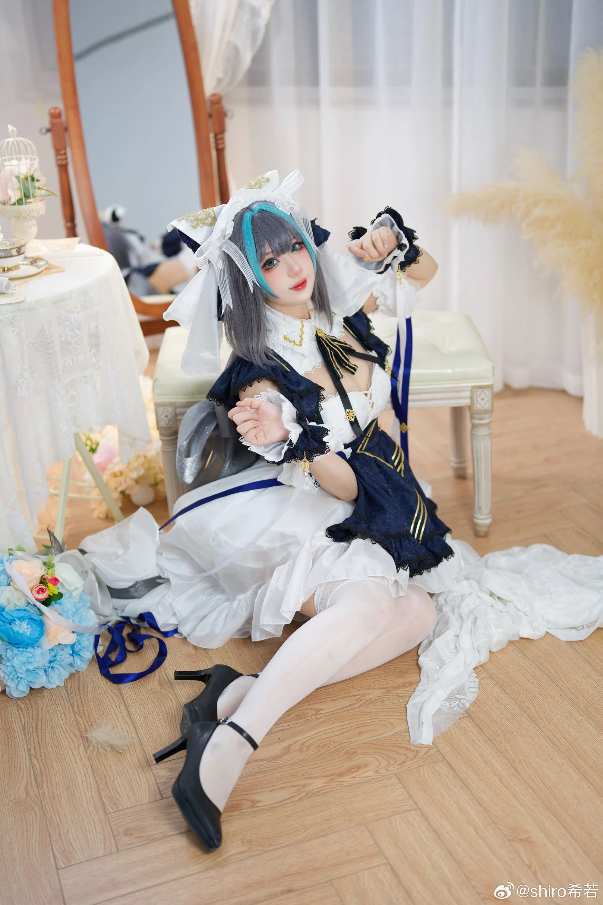 cosplay 碧蓝航线 柴郡才不是猫呢！@shiro希若