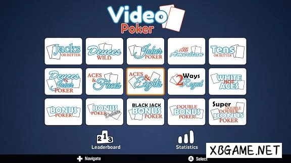 Switch游戏–NS 电子扑克合集/Video Poker Collection,百度云下载