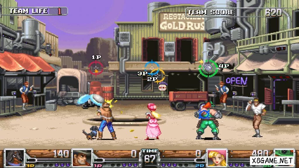 Switch游戏–NS 荒野之枪：重装上阵 中文版 Wild Guns Reloaded,百度云下载