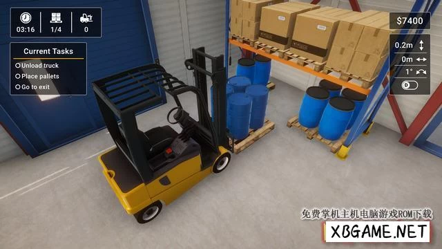 Switch游戏–NS 叉车模拟器 2023（Forklift Simulator 2023）中文[NSP],百度云下载