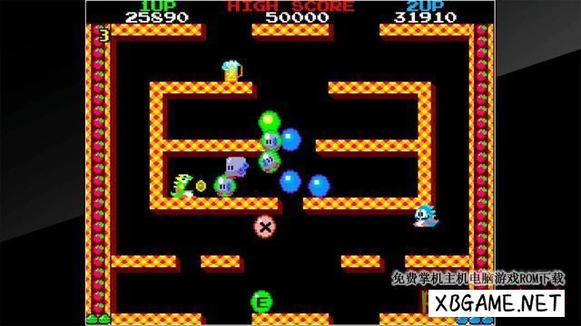 Switch游戏–NS 街机博物馆：欢乐泡泡龙 Arcade Archives BUBBLE BOBBLE [NSP],百度云下载