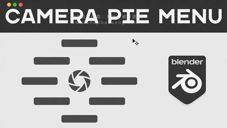 Blender插件 摄像机饼状菜单栏便捷操作 Camera Pie Menu V1.2.1 – 百度云下载