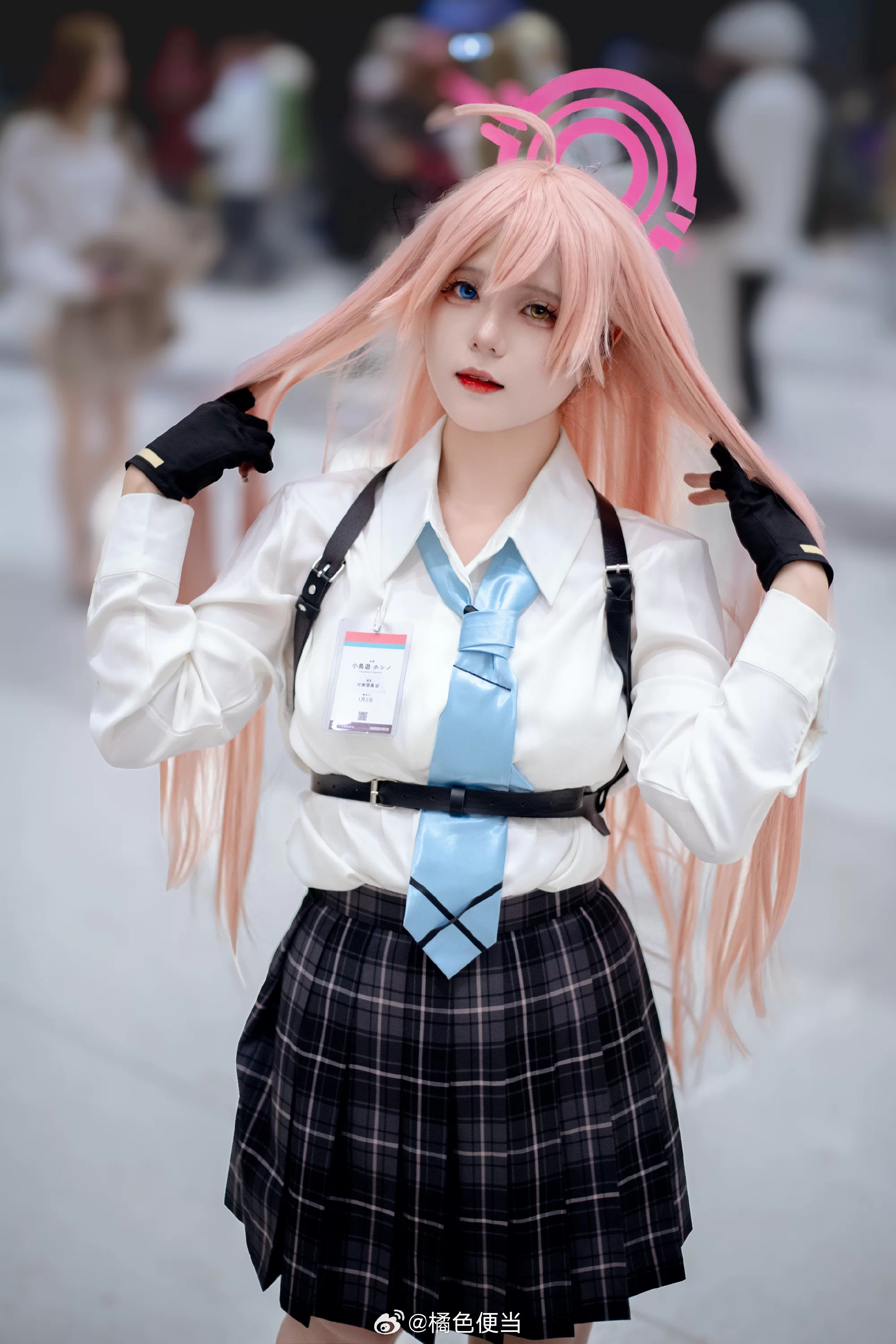 cosplay 还是ad02的场照！碧蓝档案cos 小鸟游星野@橘色便当