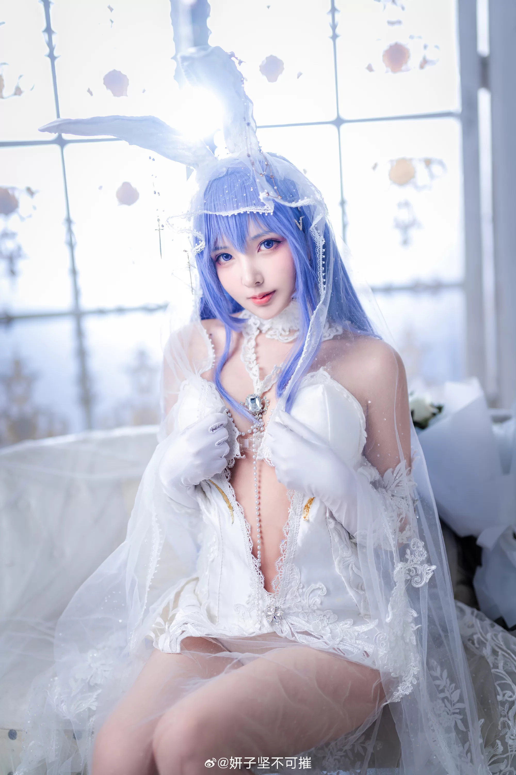 COSPLAY 碧蓝航线 花园白雪之仪cos@妍子坚不可摧